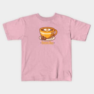 Coffee cup | Buenos Dias | Good Morning Kids T-Shirt